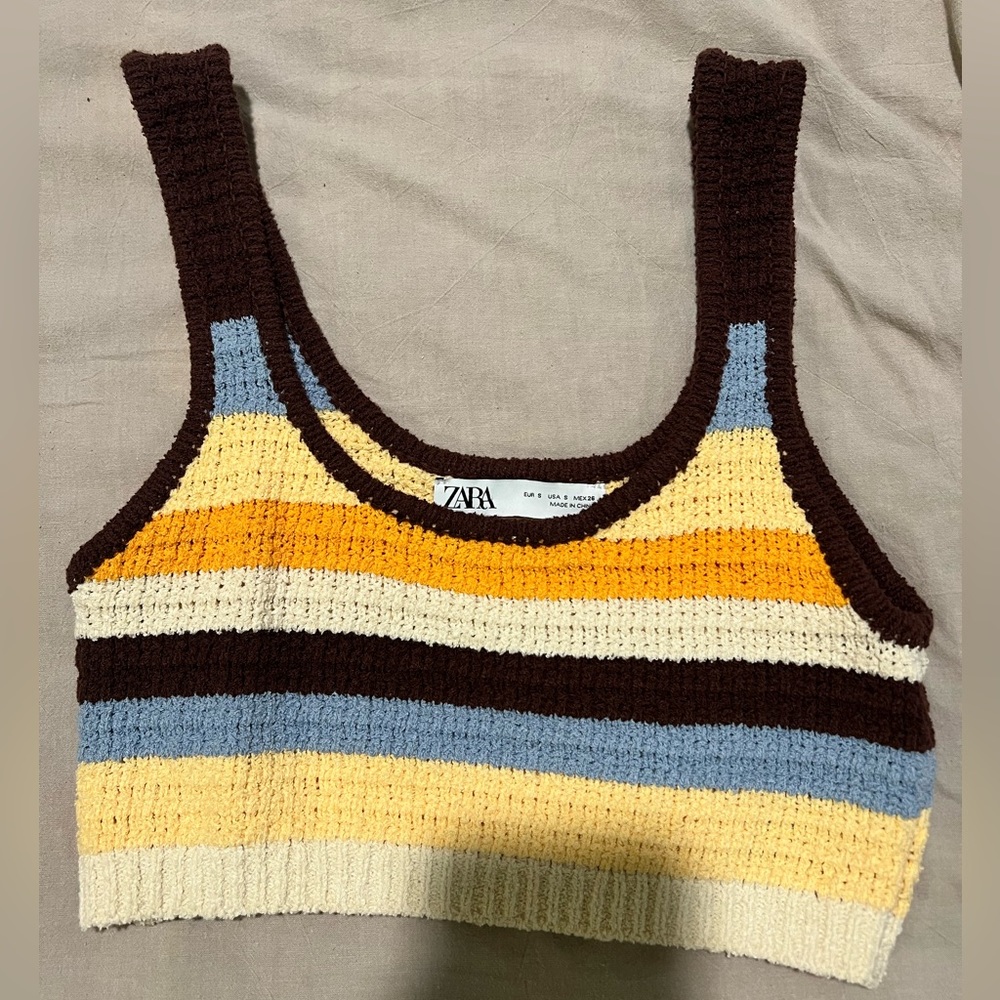 Zara Knit crop top